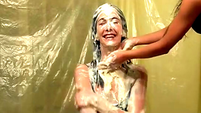 Gunged with cream by gf