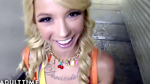 ADULT TIME Kenzie Reeves harsh hard-core joy with Small Hands