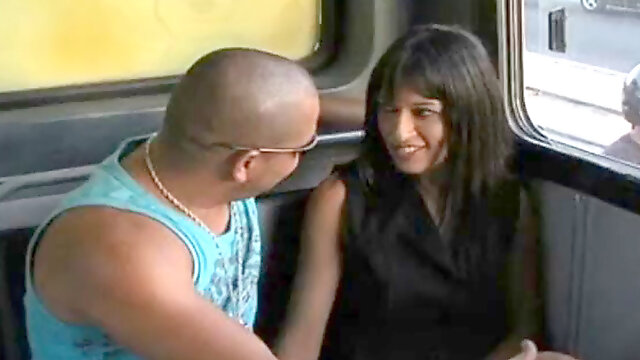 First-timer hookup in a brazilian bus