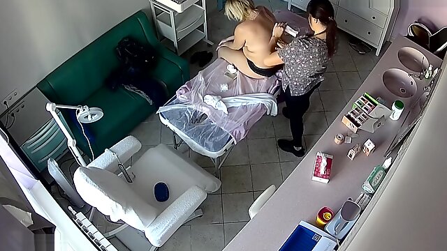 Hidden cameras. Beauty salon