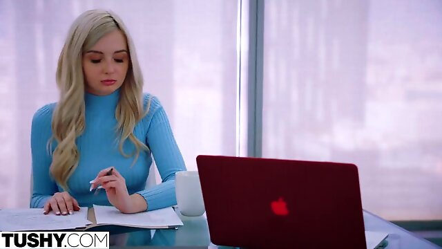 Mick Blue fucked blonde secretary Lexi Lore