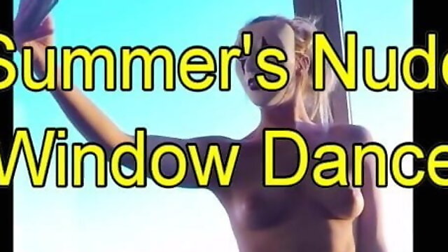 Summer's Nude Window Masked Dance