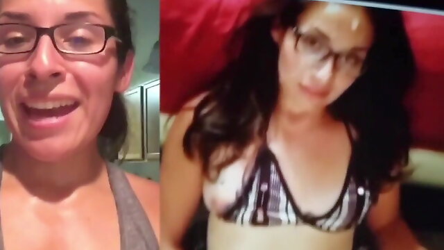 My Tinder Date Erica Nerdy Latina Huge Cum Facial