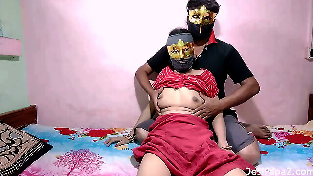 Indian mother-in-law lovemaking with son In front of daughte