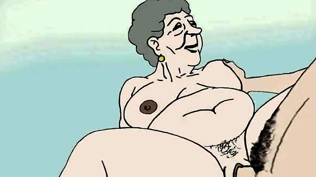 Horny Granny Cartoon that will have you cum in no time