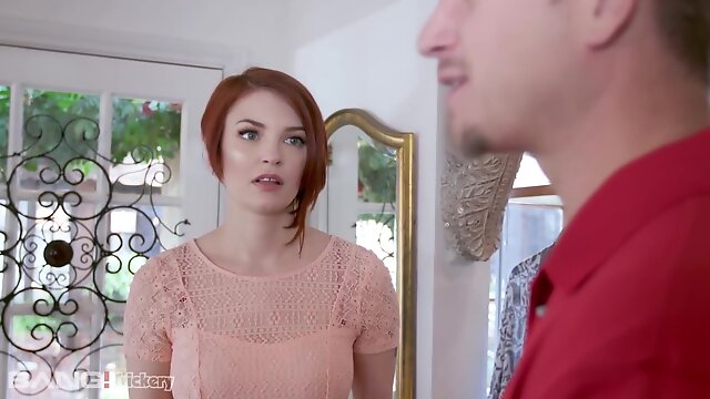 Bree Daniels is a hot, red haired woman who likes sex in the dressing room
