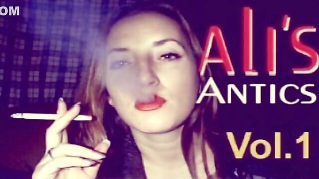 Ali Antics, Vintage Smoking, British Smoking Fetish