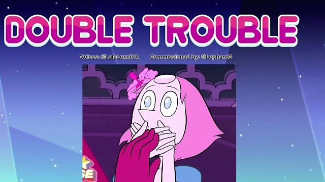 DOUBLE TROUBLE Steven Universe- Pearl x Garnet
