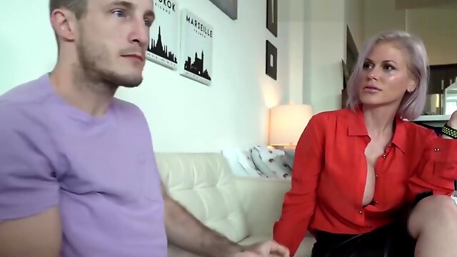 Busty MILF uses Step Son for Sexual Release