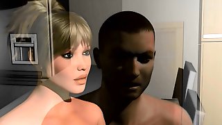 3D Animation Interracial and Monsters