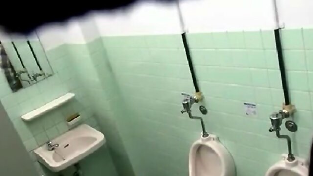 Pervert Molests Shy Girl On A Public Toilet