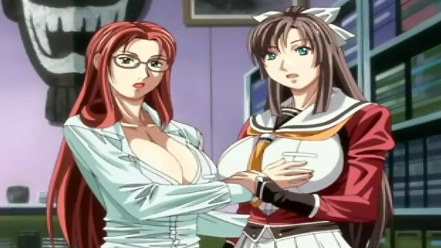 Lesbian Schoolgirl Hentai - Uncensored Anime Love Making Scene