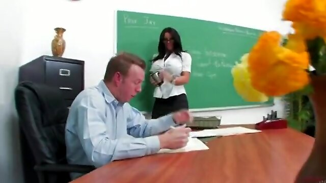 Busty Mom Facial, Teacher