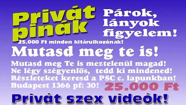 Privát Szex 09/81 (Hungarian amateur porn)