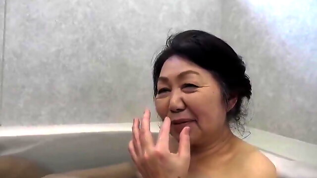 Japanese Granny, Saggy Tits Asian