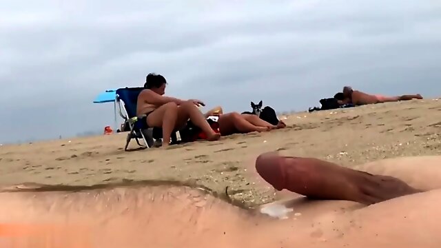 Beach Cumshot