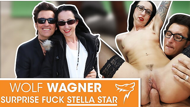 Stella Star picked up & fucked in chair! WolfWagner.com