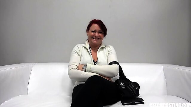 Mature woman, Monica has big, natural tits and likes to suck cocks all the time
