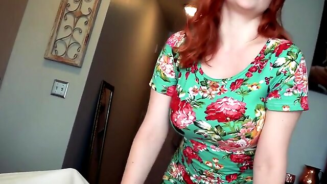 Redhead stepmom hot POV porn video