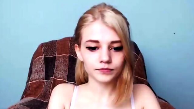 Pale Petite 18 Years Old Caught On Her Webcam