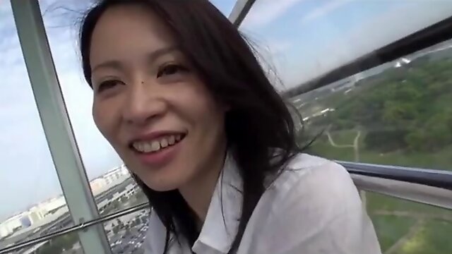 My wife feels ecstasy in public place