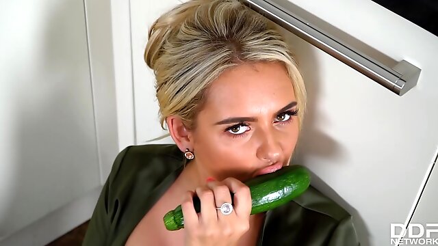 Cucumber Masturbation