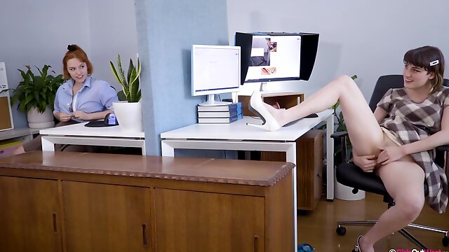 Lesbian Office, Hairy Lucy, Luci Q, Girlsoutwest