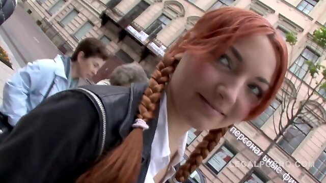 Inviting Shy Russian Redhead Alissa Rough Sodomy
