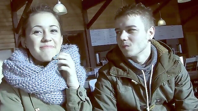 Real facial for a spectacular snowboard stunner gig 1