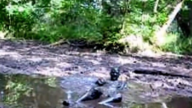 Mud bath in the wallow