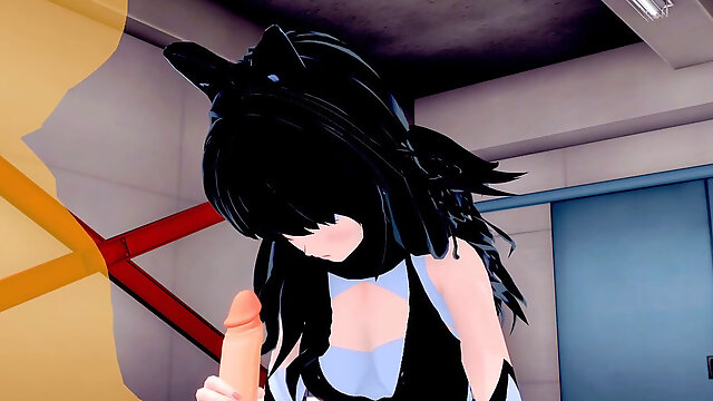 Blake Belladonna RWBY 3d hentai