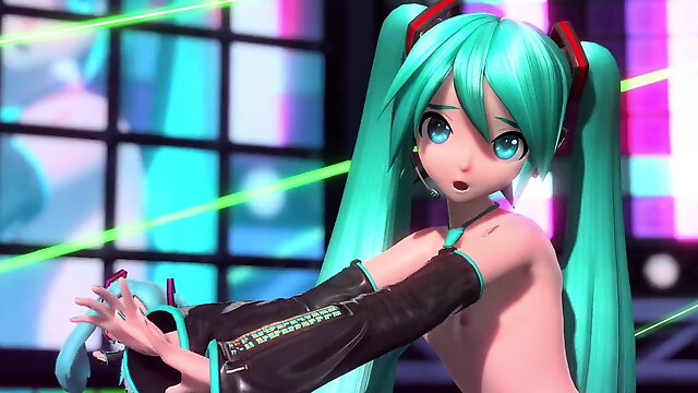 Hatsune Miku nude ecchi dance I'll MikuMiku You (Saltlapse)