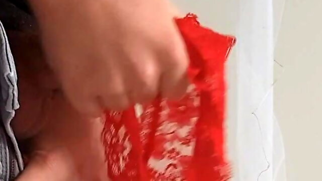 Cuming on the panties of my best friend