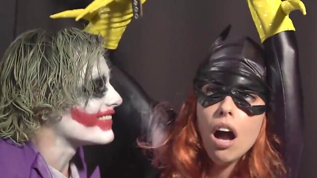 Corrupted  Superheroine Hardcore Cosplay - redhead Britney Amber loves Jocker cock