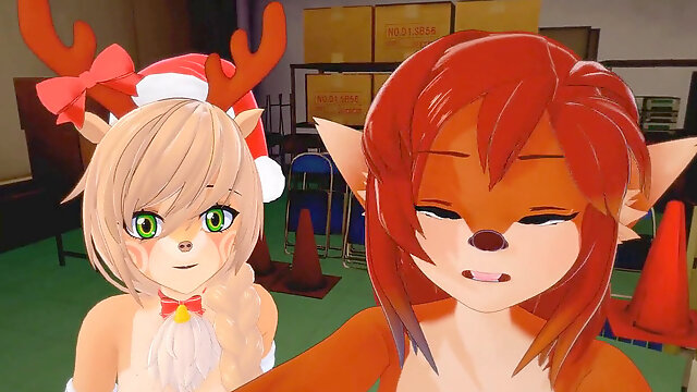 (3D Hentai)(Furry) Santa Clauss Christmas fuck-a-thon