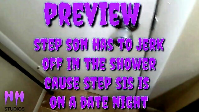 Step Son Has To Jerk Off In The Shower (Preview)