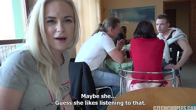 Czech Amateurs, Restaurant Fuck, Czech Group, Restaurant Sex