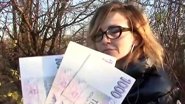 Miss Marketa loves money and cocks