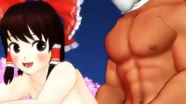 Touhou MMD Futa Reimu