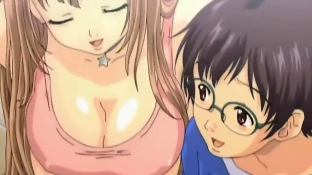 One guy one girl both pervs - big tits hentai