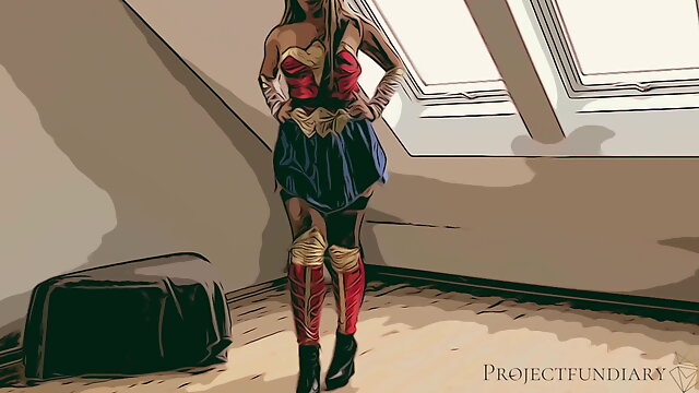 Wonder Woman Cosplay – used like a slut, projectsexdiary