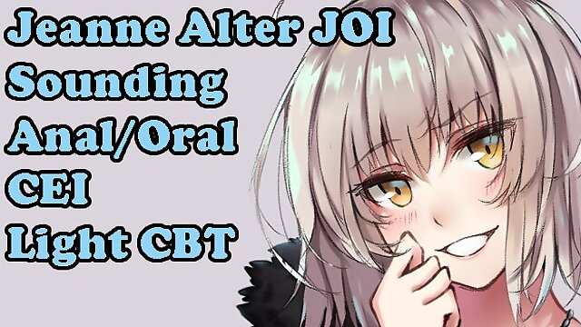 Jeanne makes you face the consequences Part 1(Jeanne FGO Hentai JOI)(Sounding, Assplay, CEI, Femdom)