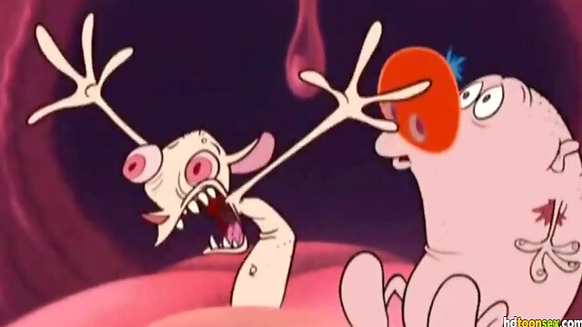 Ren and Stimpy - Old School Cartoon Xozilla Porn Movies