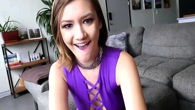 Hot teen wants to be tied up. Cute whore fucked hard - Riley Mae