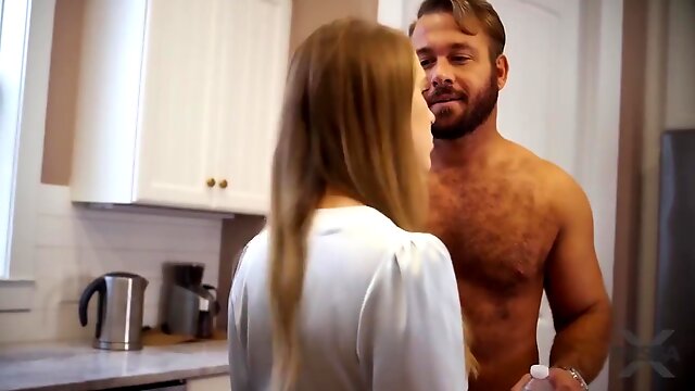 Cadence Lux and Kenna James are having sex with their married neighbor, late at night
