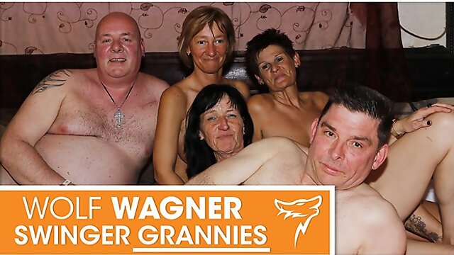 Hot swinger party with ugly grannies and grandpas! WOLF WAGNER