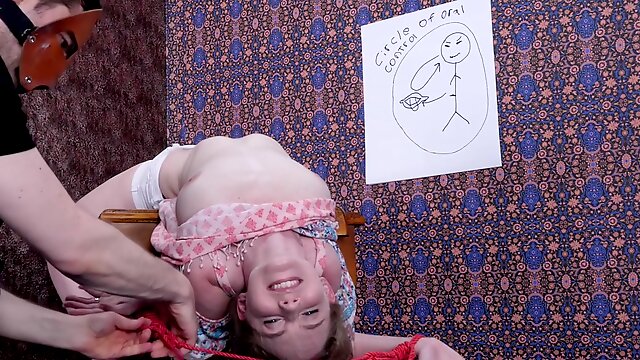Rebel Rhyder is a perfect sex slave who likes to get tied up and forced to cum
