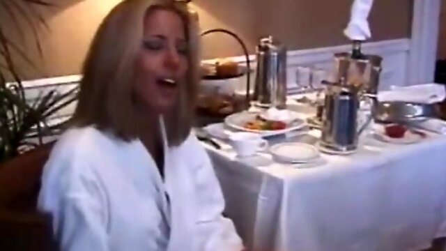 Super-Sexy ash-blonde damsels are getting prepped to make a fresh pornography gig, in a motel apartment