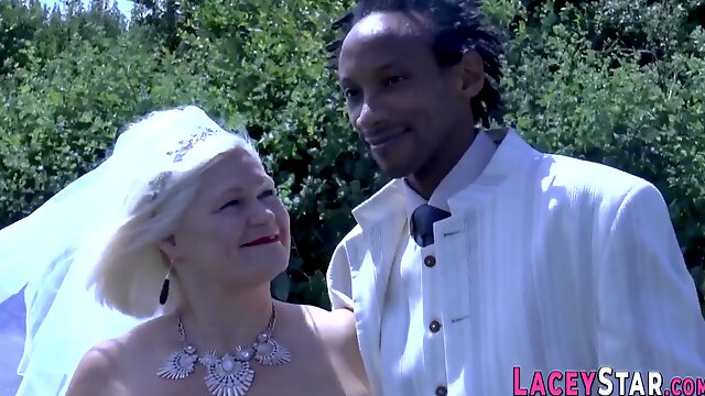 Granny Takes Black Male Stick - Old Bride Interracial Sex