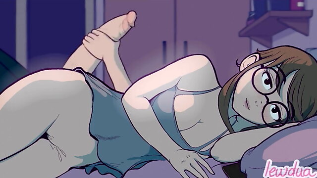 Shemale In Bed, Futanari Hentai, Cartoon Futanari